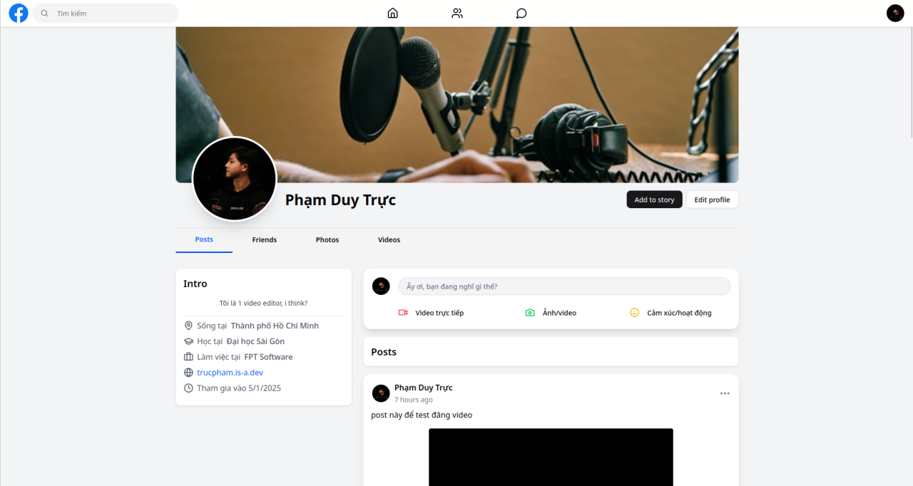 User profile
